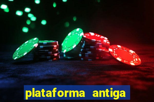 plataforma antiga de jogos